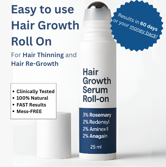 Advanced Hair Growth Roll-On Serum.