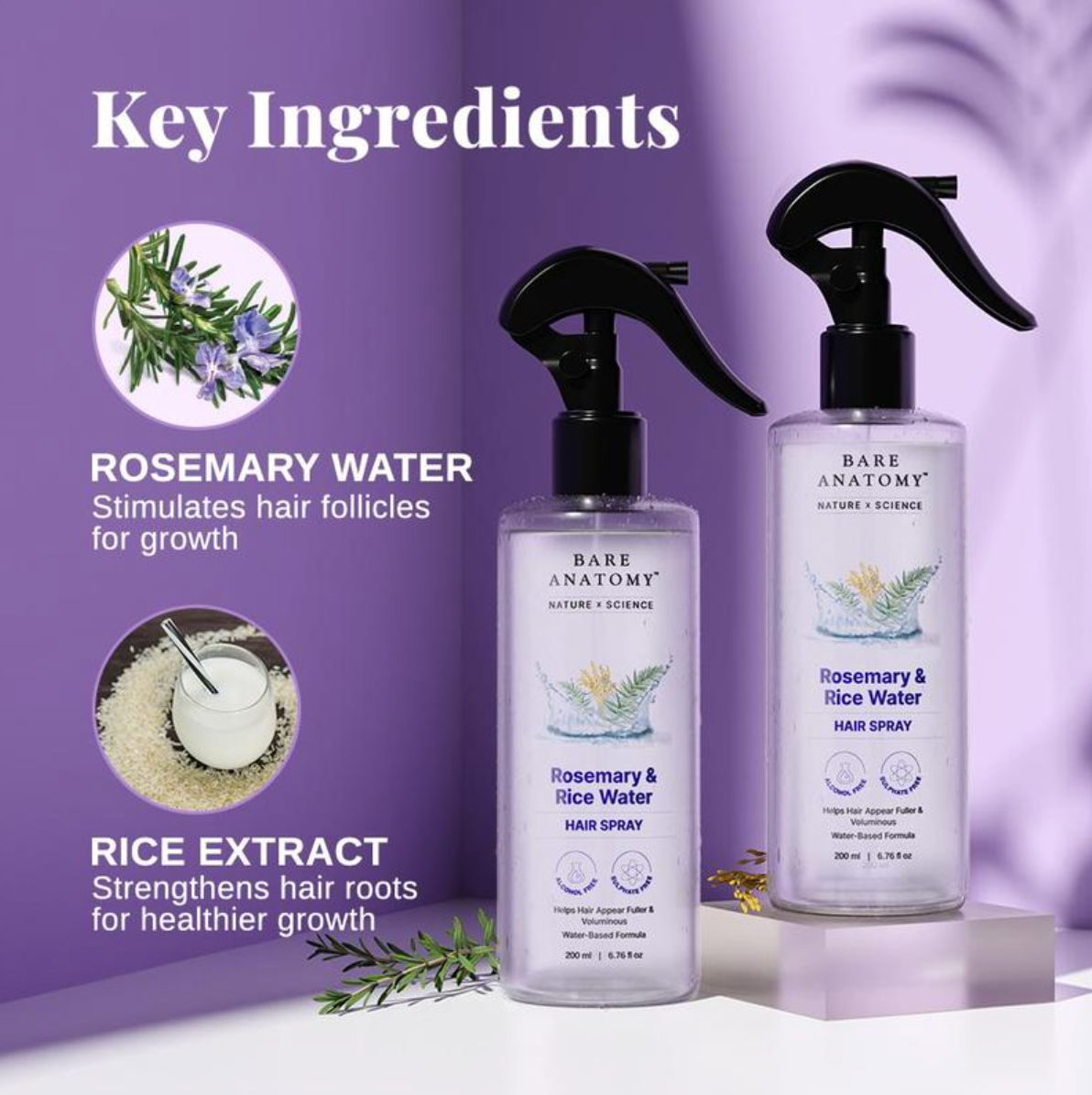 Rosemary Water + Rice Water